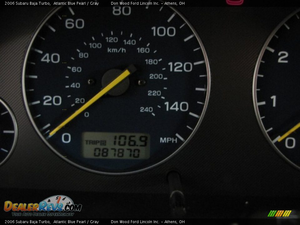 2006 Subaru Baja Turbo Atlantic Blue Pearl / Gray Photo #15