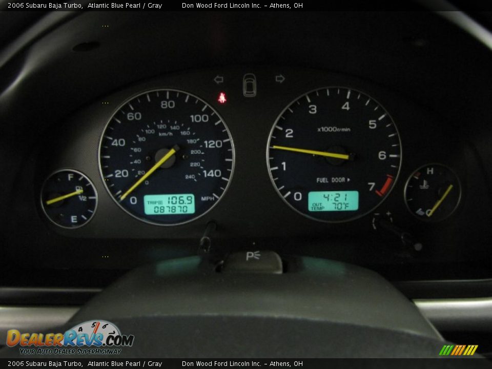 2006 Subaru Baja Turbo Gauges Photo #16