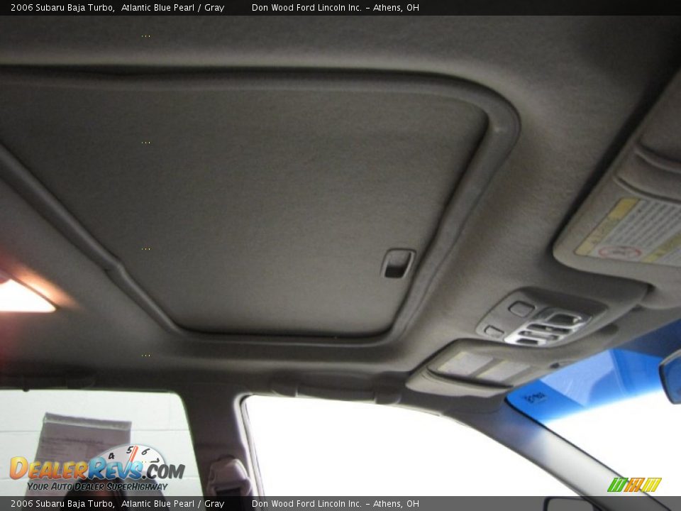 2006 Subaru Baja Turbo Atlantic Blue Pearl / Gray Photo #24