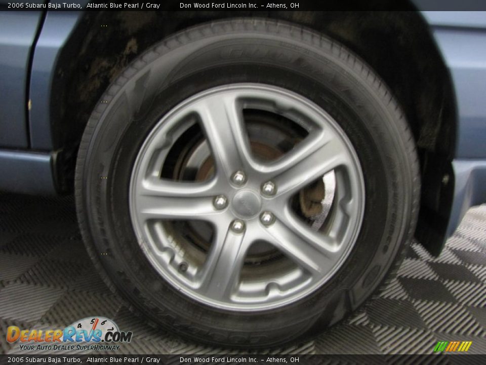 2006 Subaru Baja Turbo Atlantic Blue Pearl / Gray Photo #28