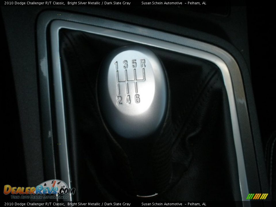 2010 Dodge Challenger R/T Classic Bright Silver Metallic / Dark Slate Gray Photo #9