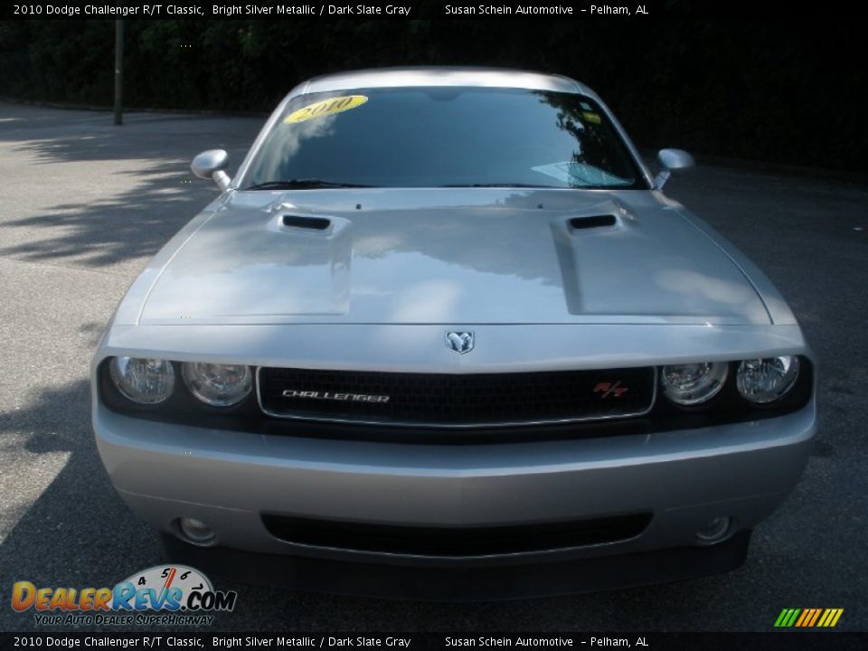 2010 Dodge Challenger R/T Classic Bright Silver Metallic / Dark Slate Gray Photo #14
