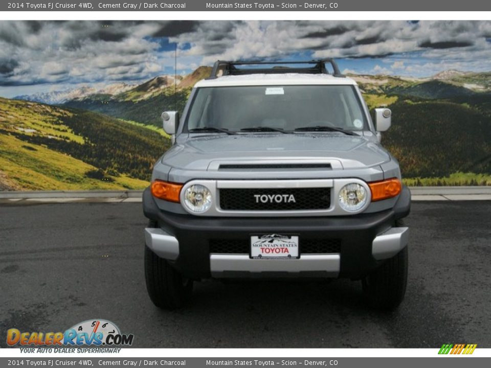 2014 Toyota FJ Cruiser 4WD Cement Gray / Dark Charcoal Photo #2
