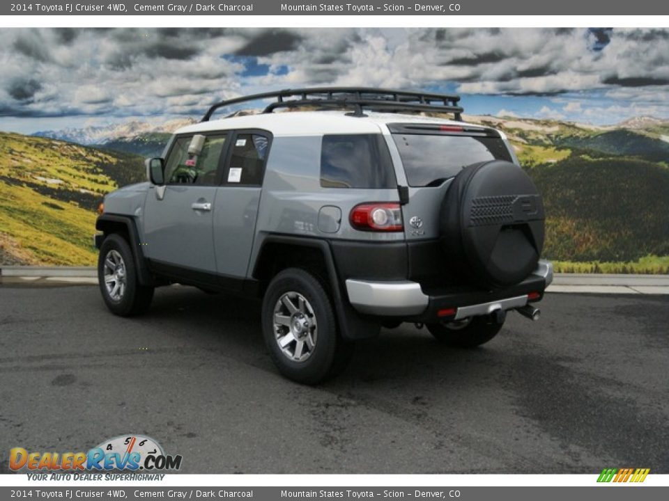 2014 Toyota FJ Cruiser 4WD Cement Gray / Dark Charcoal Photo #3