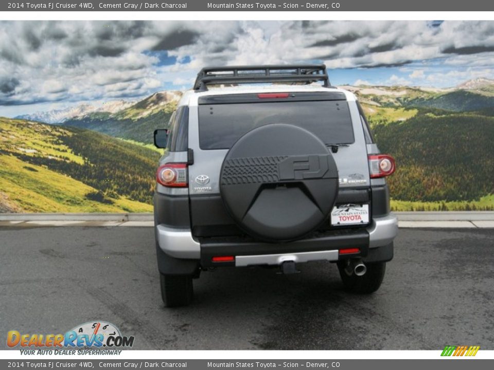 2014 Toyota FJ Cruiser 4WD Cement Gray / Dark Charcoal Photo #4