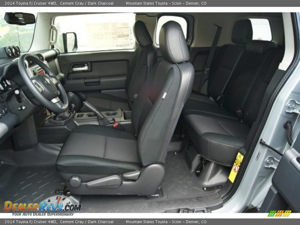 Dark Charcoal Interior 2014 Toyota FJ Cruiser 4WD Photo 8
