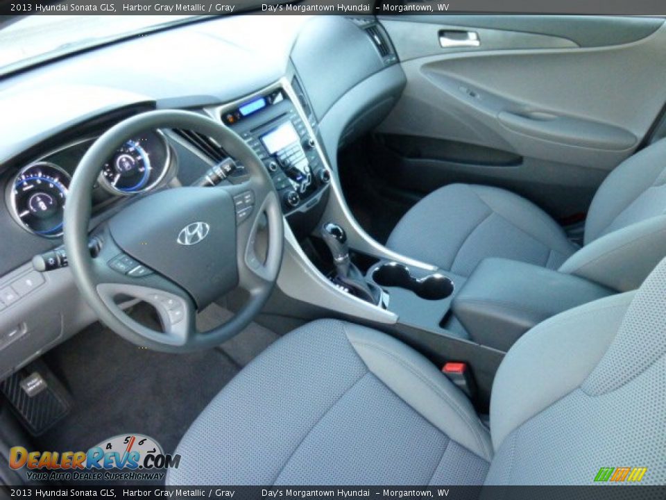 2013 Hyundai Sonata GLS Harbor Gray Metallic / Gray Photo #16