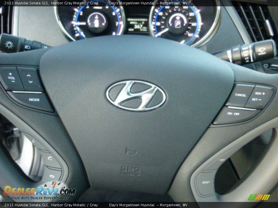 2013 Hyundai Sonata GLS Harbor Gray Metallic / Gray Photo #18