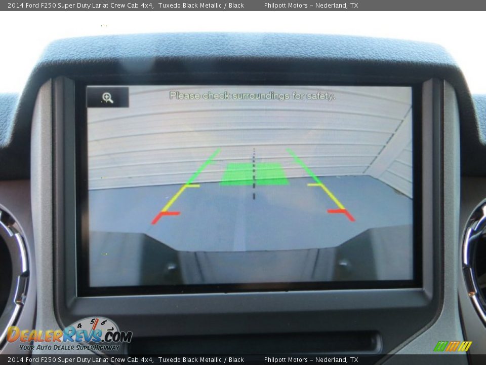 2014 Ford F250 Super Duty Lariat Crew Cab 4x4 Tuxedo Black Metallic / Black Photo #34