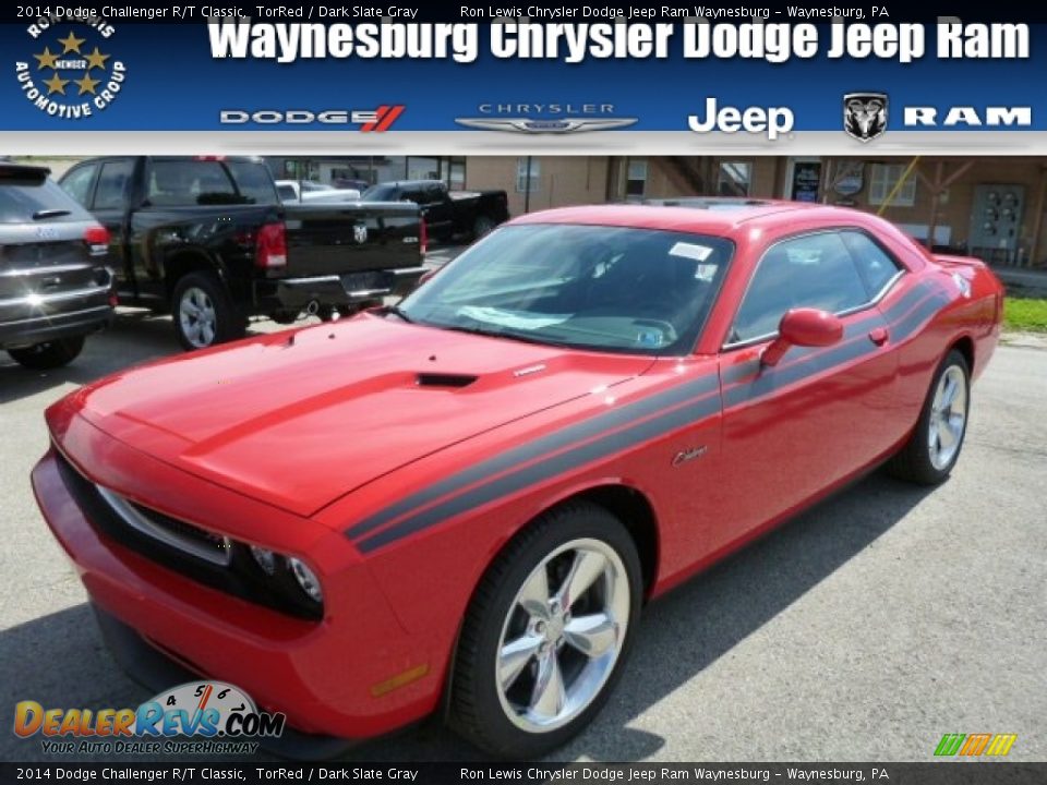 2014 Dodge Challenger R/T Classic TorRed / Dark Slate Gray Photo #1