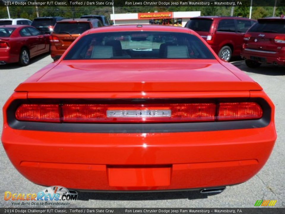 2014 Dodge Challenger R/T Classic TorRed / Dark Slate Gray Photo #4