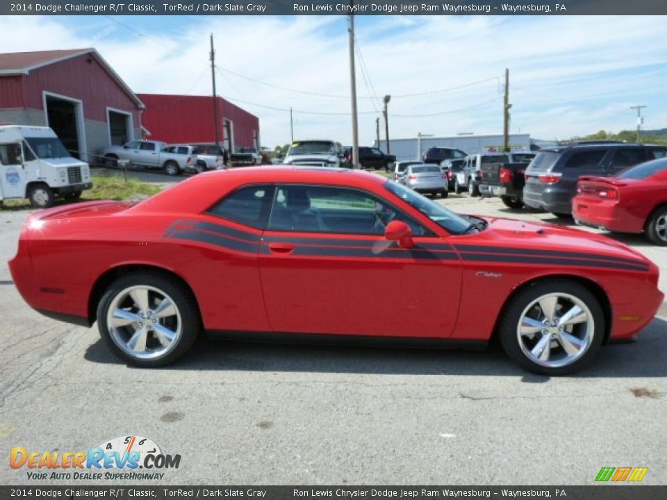 2014 Dodge Challenger R/T Classic TorRed / Dark Slate Gray Photo #6