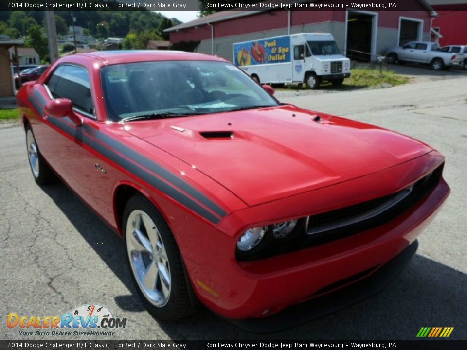 2014 Dodge Challenger R/T Classic TorRed / Dark Slate Gray Photo #7