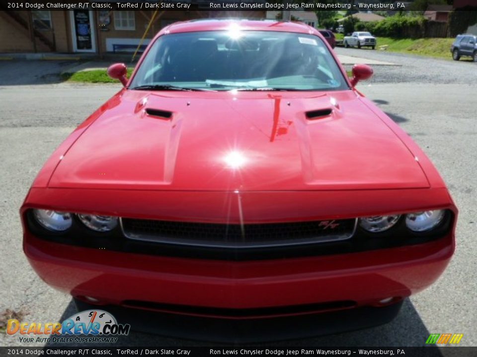2014 Dodge Challenger R/T Classic TorRed / Dark Slate Gray Photo #8
