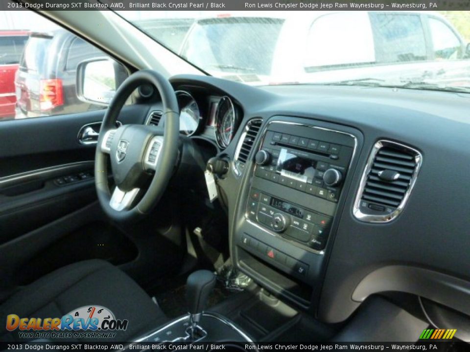 2013 Dodge Durango SXT Blacktop AWD Brilliant Black Crystal Pearl / Black Photo #6