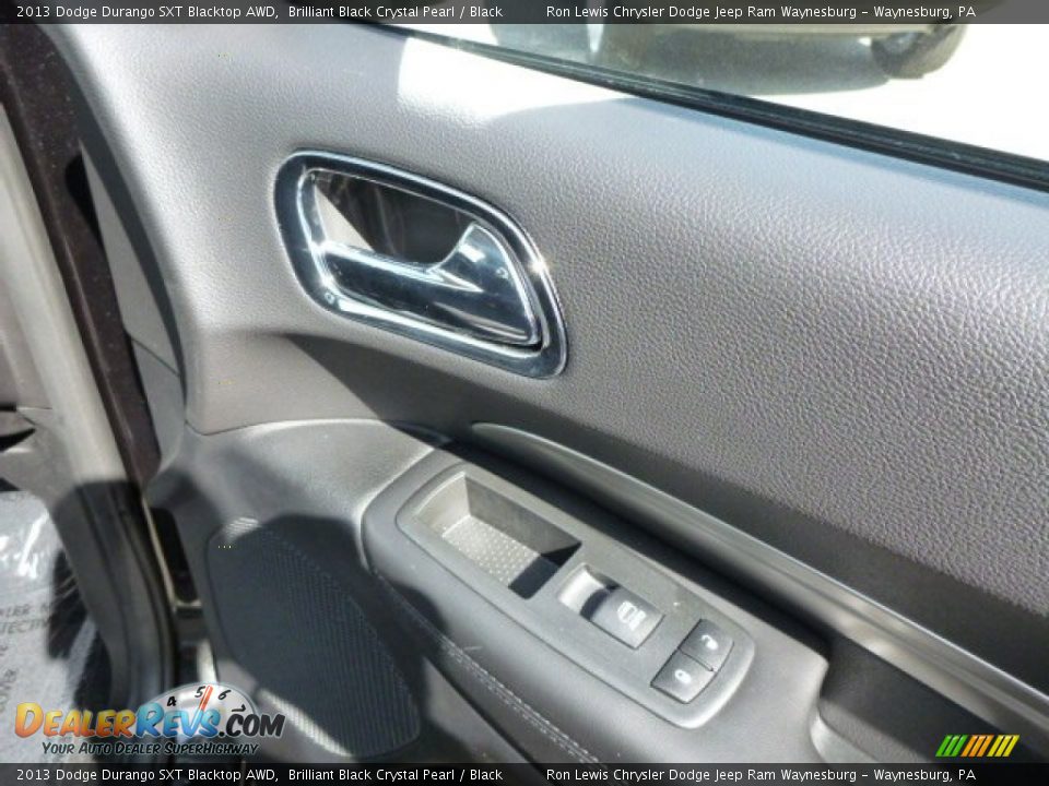 2013 Dodge Durango SXT Blacktop AWD Brilliant Black Crystal Pearl / Black Photo #7
