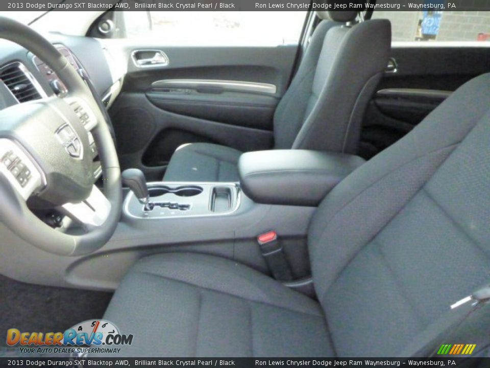 2013 Dodge Durango SXT Blacktop AWD Brilliant Black Crystal Pearl / Black Photo #11