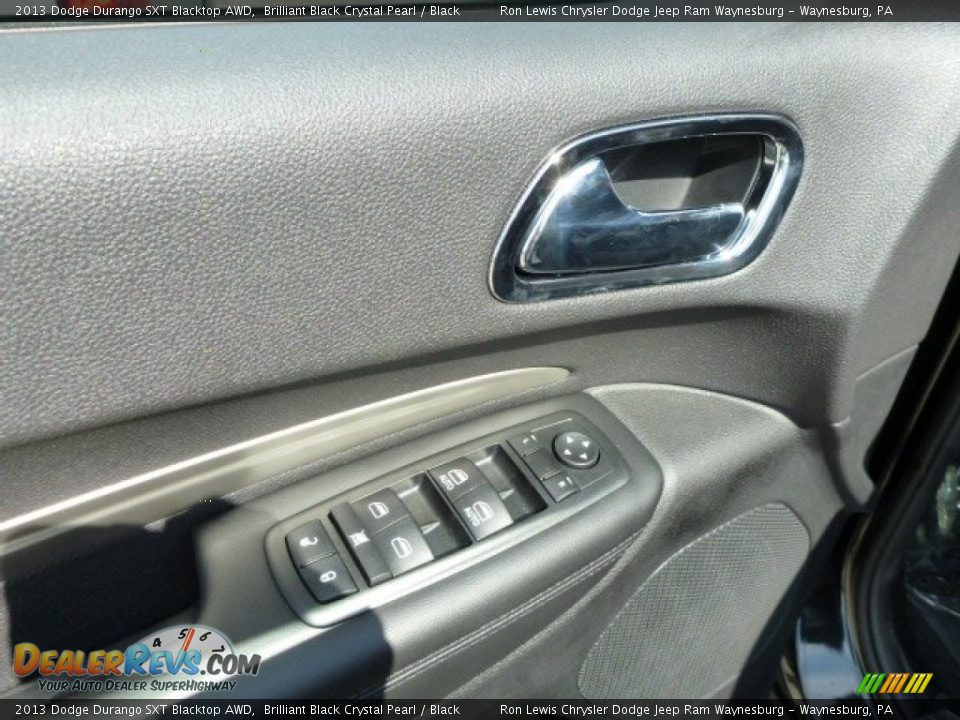 2013 Dodge Durango SXT Blacktop AWD Brilliant Black Crystal Pearl / Black Photo #16