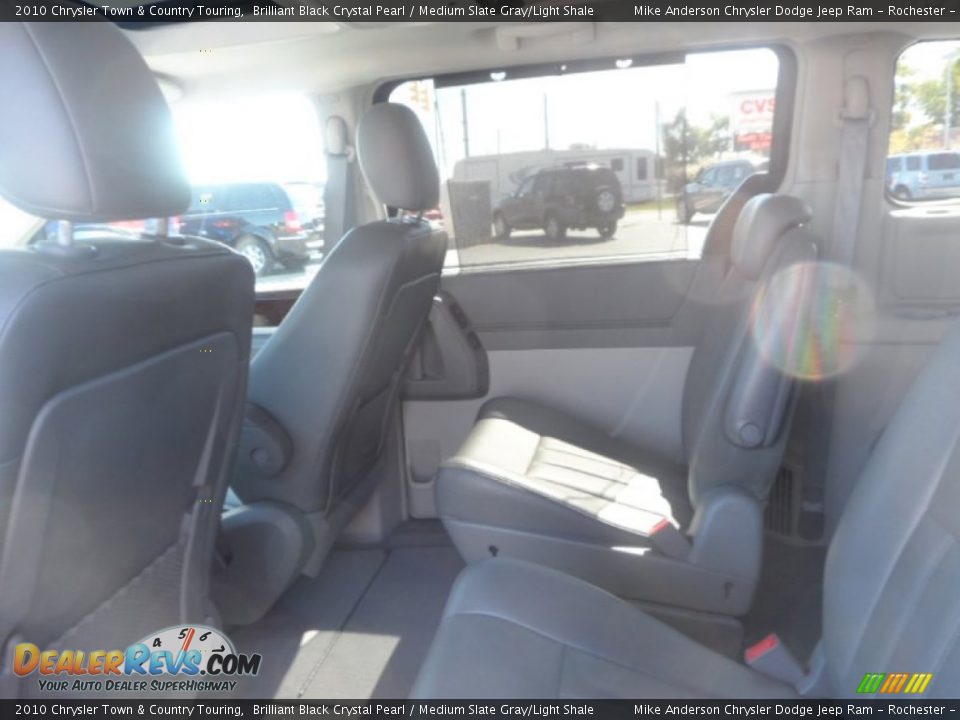 2010 Chrysler Town & Country Touring Brilliant Black Crystal Pearl / Medium Slate Gray/Light Shale Photo #8