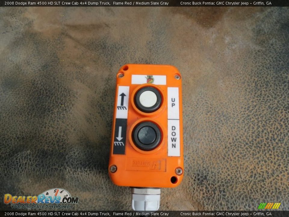 2008 Dodge Ram 4500 HD SLT Crew Cab 4x4 Dump Truck Flame Red / Medium Slate Gray Photo #14