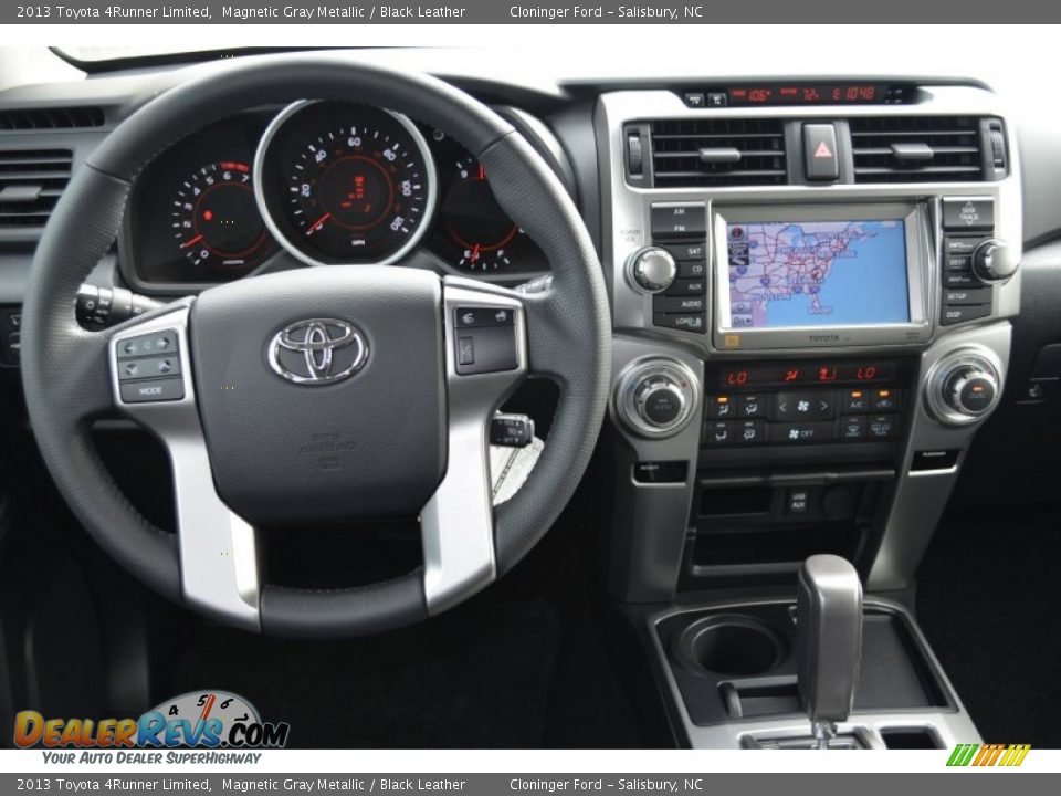 2013 Toyota 4Runner Limited Magnetic Gray Metallic / Black Leather Photo #11