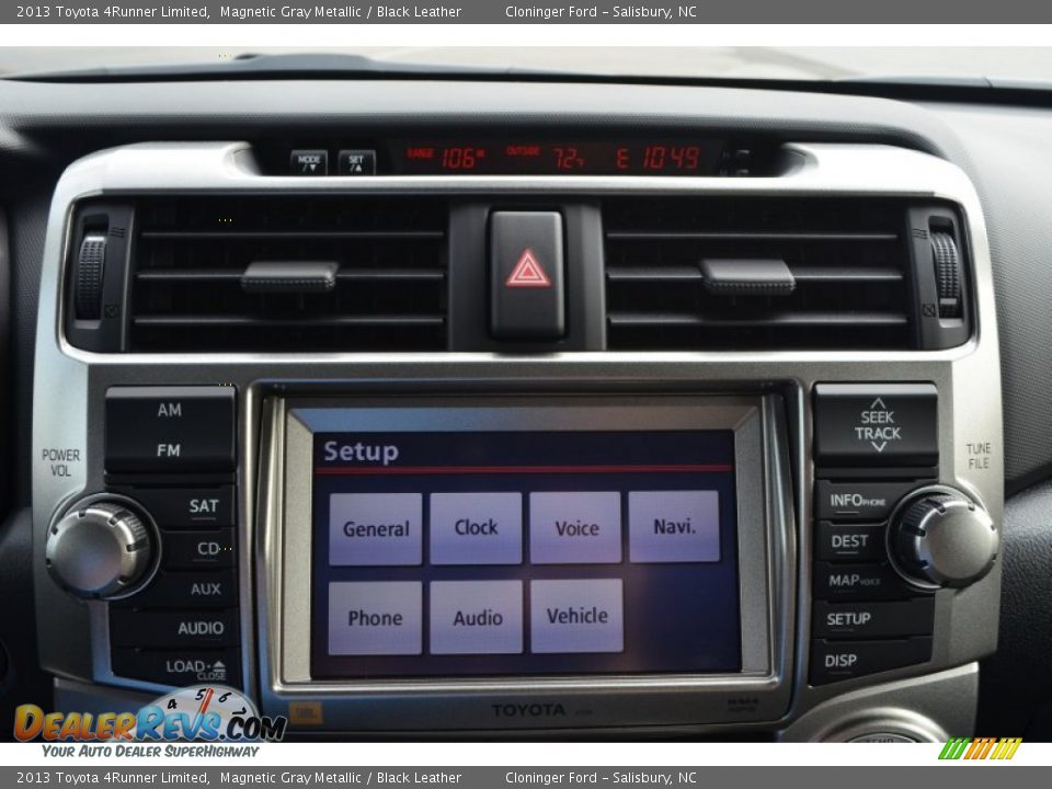 2013 Toyota 4Runner Limited Magnetic Gray Metallic / Black Leather Photo #13