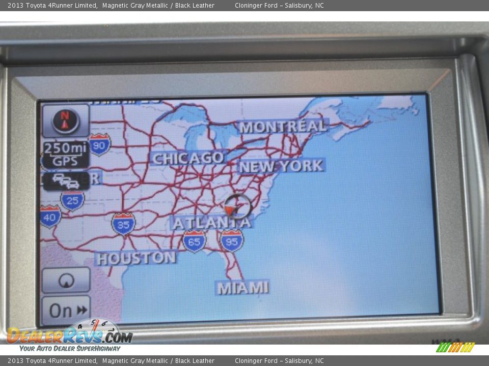 2013 Toyota 4Runner Limited Magnetic Gray Metallic / Black Leather Photo #14