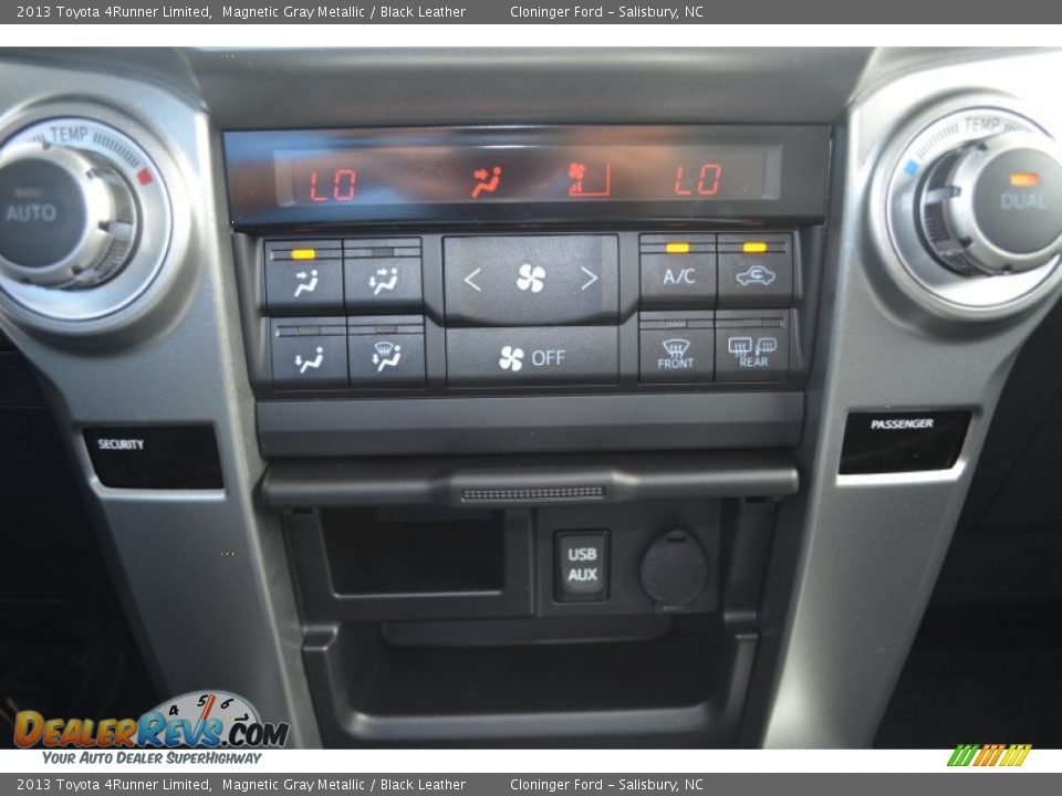 2013 Toyota 4Runner Limited Magnetic Gray Metallic / Black Leather Photo #16