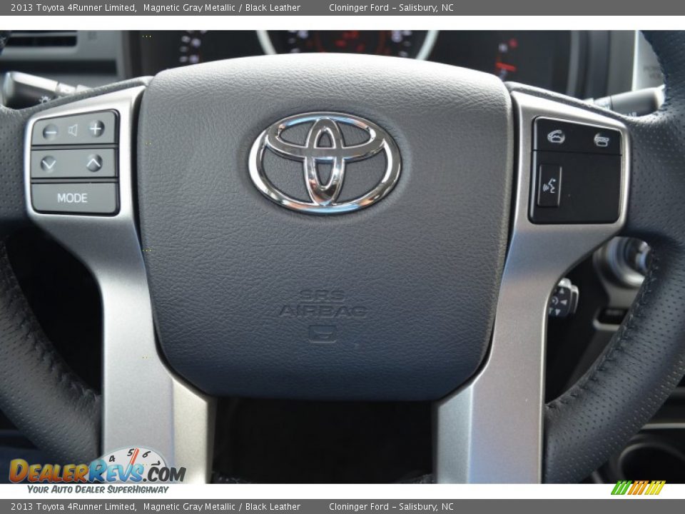 2013 Toyota 4Runner Limited Magnetic Gray Metallic / Black Leather Photo #20
