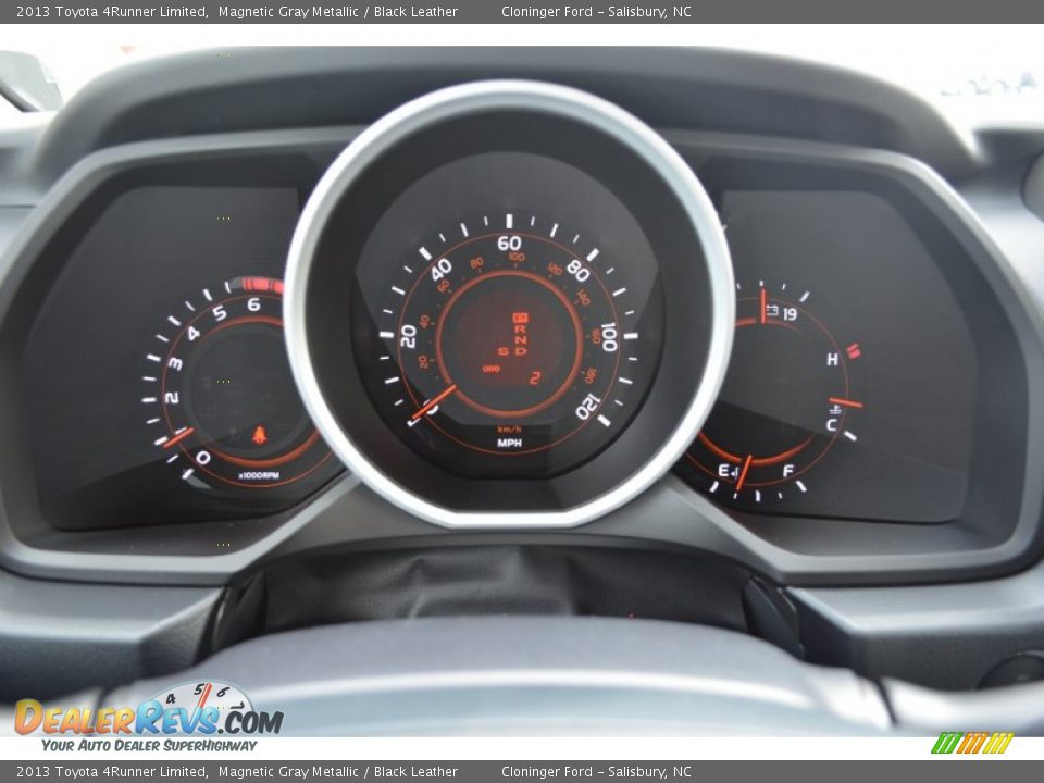 2013 Toyota 4Runner Limited Magnetic Gray Metallic / Black Leather Photo #21