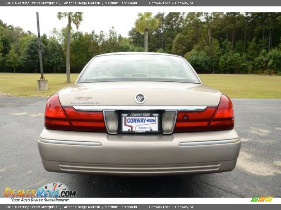 2004 Mercury Grand Marquis GS Arizona Beige Metallic / Medium Parchment Photo #6