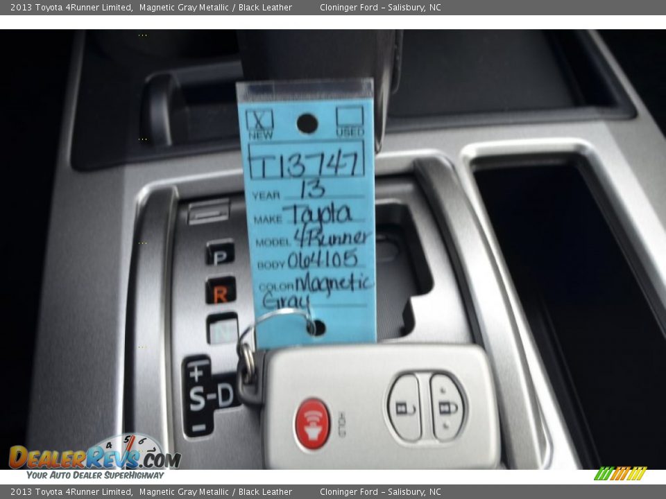 2013 Toyota 4Runner Limited Magnetic Gray Metallic / Black Leather Photo #24