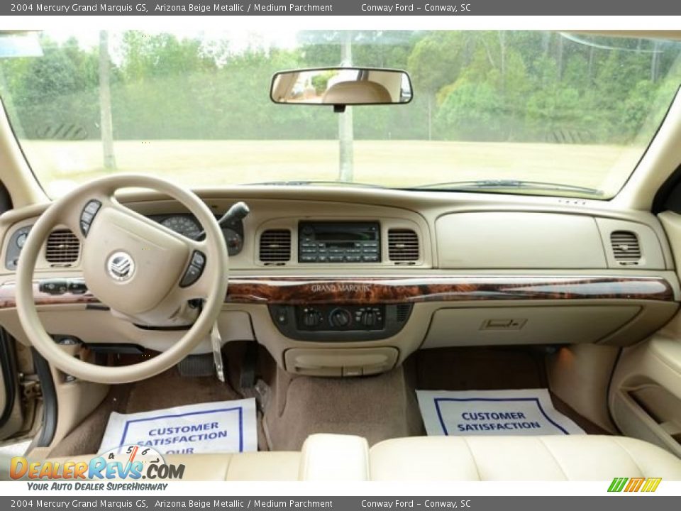2004 Mercury Grand Marquis GS Arizona Beige Metallic / Medium Parchment Photo #13