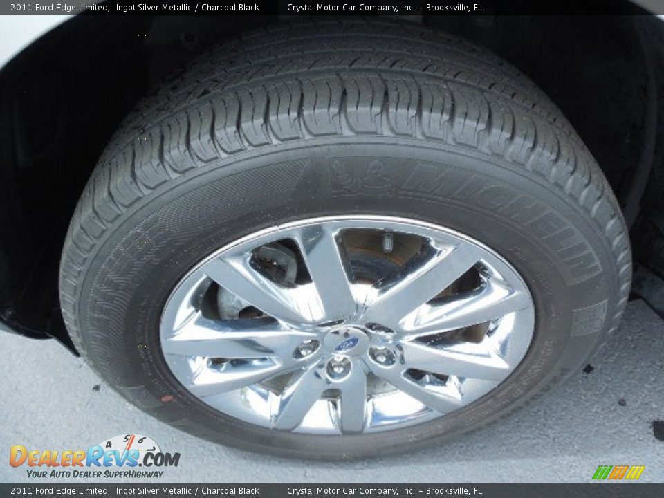 2011 Ford Edge Limited Ingot Silver Metallic / Charcoal Black Photo #15