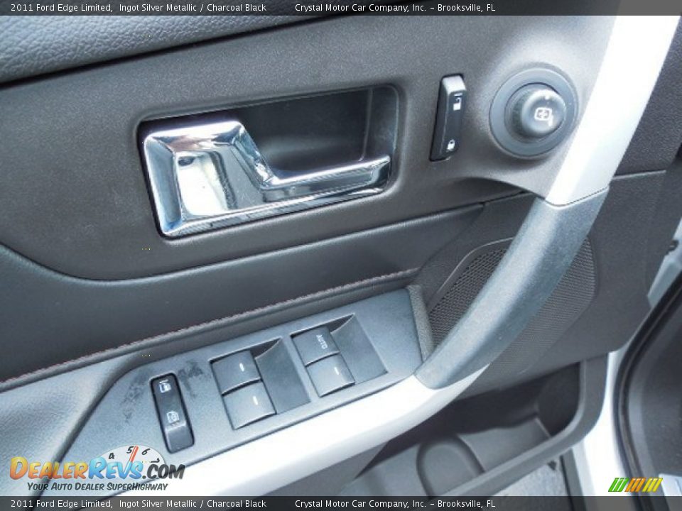 2011 Ford Edge Limited Ingot Silver Metallic / Charcoal Black Photo #18