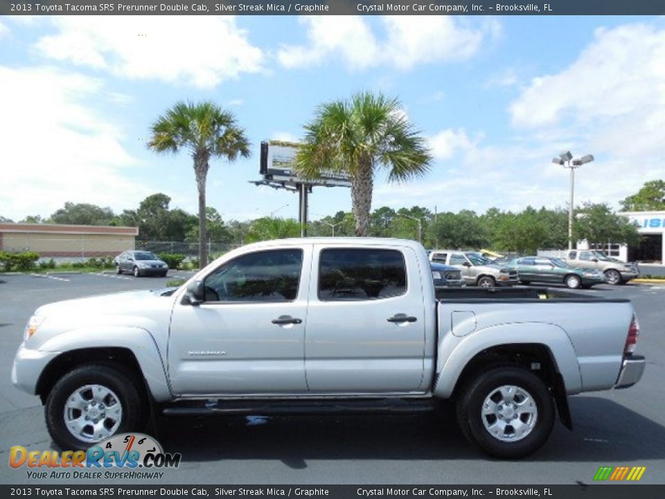 2013 Toyota Tacoma SR5 Prerunner Double Cab Silver Streak Mica / Graphite Photo #2