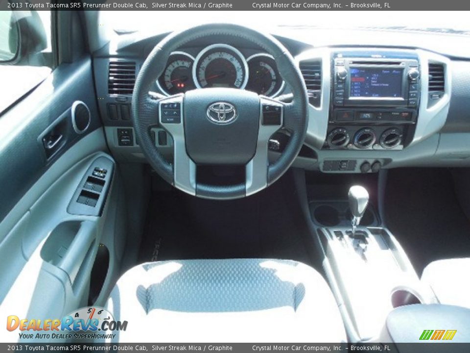 2013 Toyota Tacoma SR5 Prerunner Double Cab Silver Streak Mica / Graphite Photo #6
