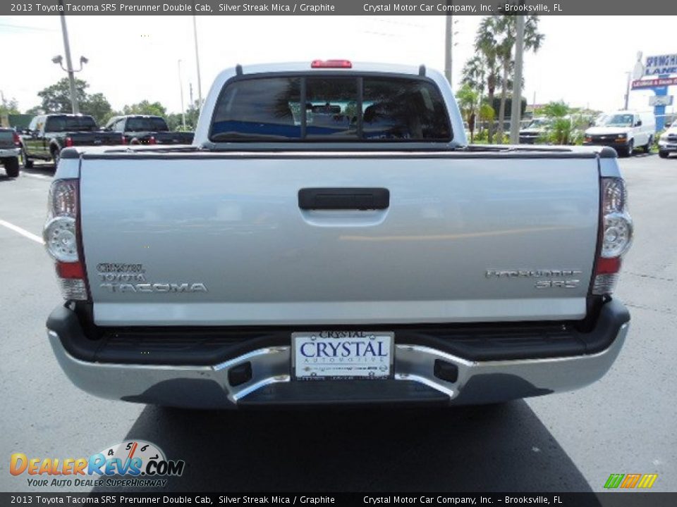 2013 Toyota Tacoma SR5 Prerunner Double Cab Silver Streak Mica / Graphite Photo #7