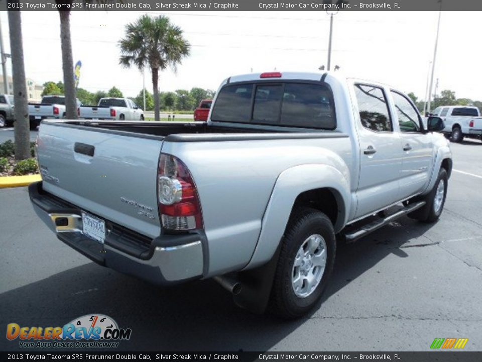 2013 Toyota Tacoma SR5 Prerunner Double Cab Silver Streak Mica / Graphite Photo #8
