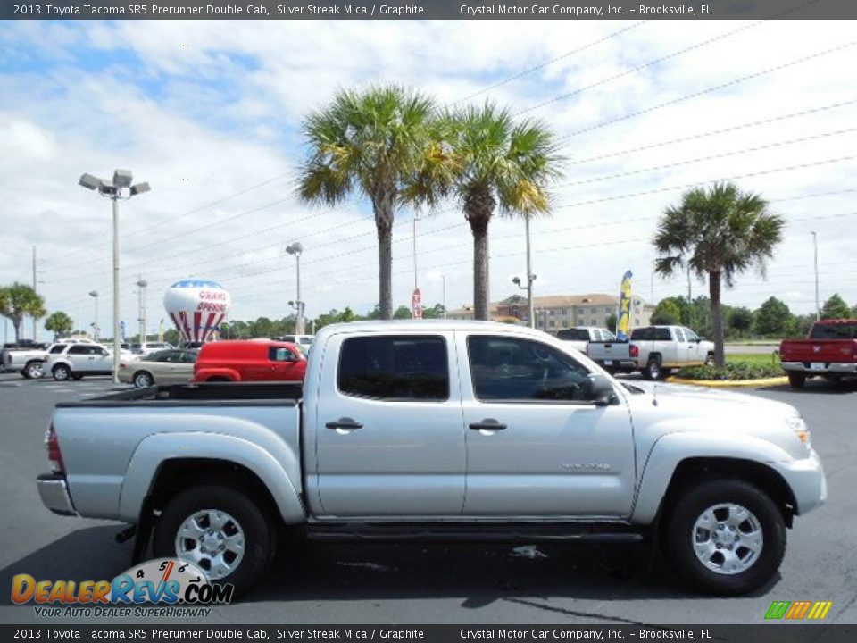 2013 Toyota Tacoma SR5 Prerunner Double Cab Silver Streak Mica / Graphite Photo #9