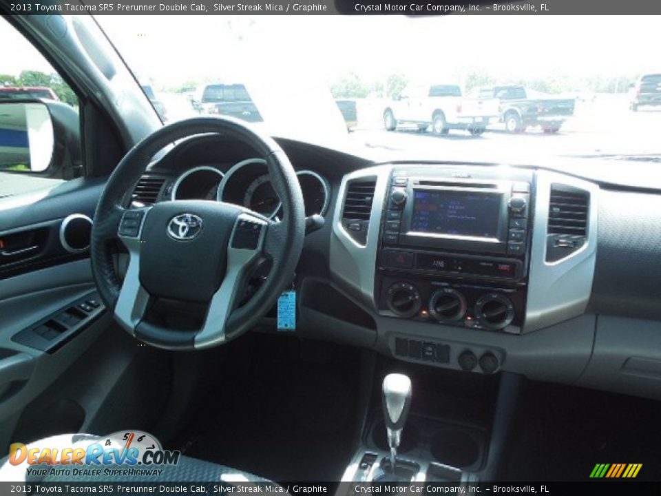 2013 Toyota Tacoma SR5 Prerunner Double Cab Silver Streak Mica / Graphite Photo #11