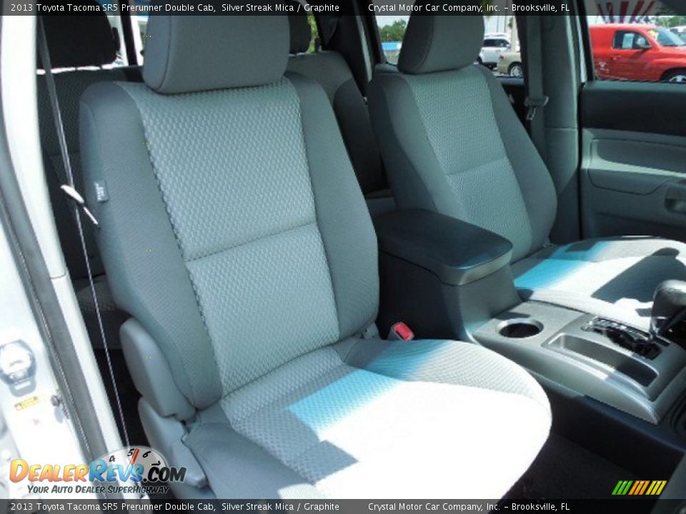 2013 Toyota Tacoma SR5 Prerunner Double Cab Silver Streak Mica / Graphite Photo #12