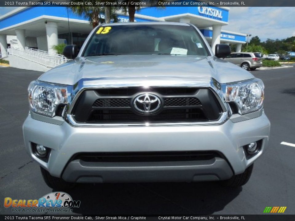 2013 Toyota Tacoma SR5 Prerunner Double Cab Silver Streak Mica / Graphite Photo #13