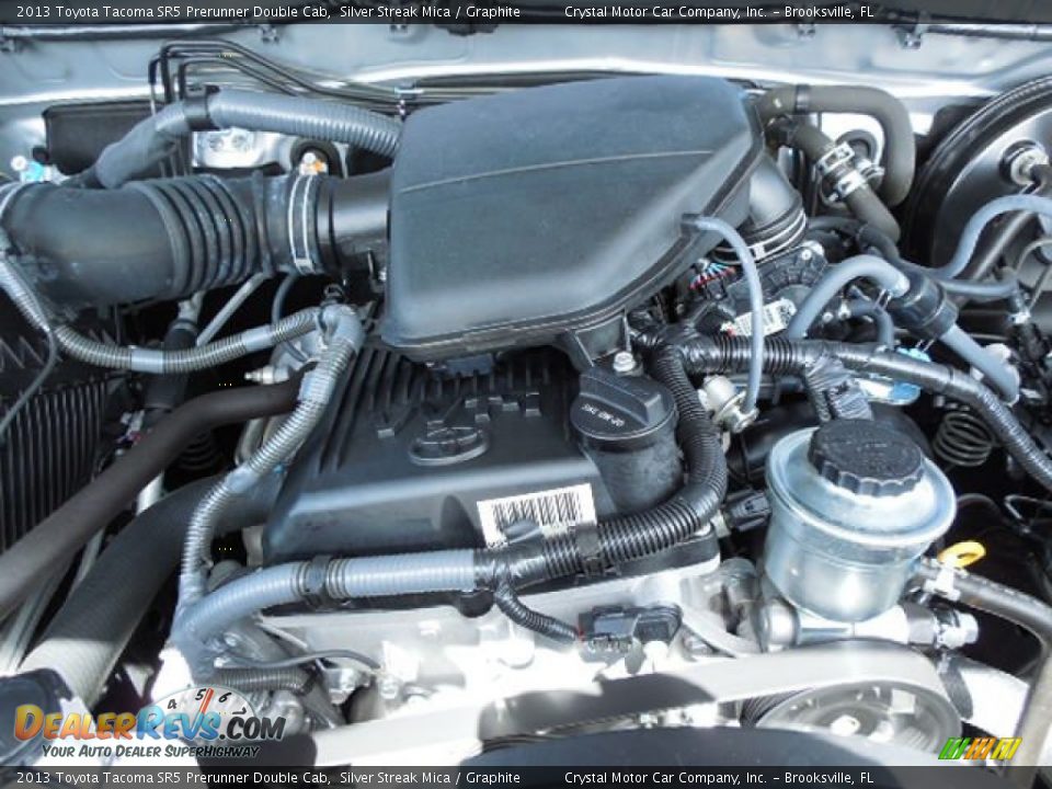 2013 Toyota Tacoma SR5 Prerunner Double Cab Silver Streak Mica / Graphite Photo #16
