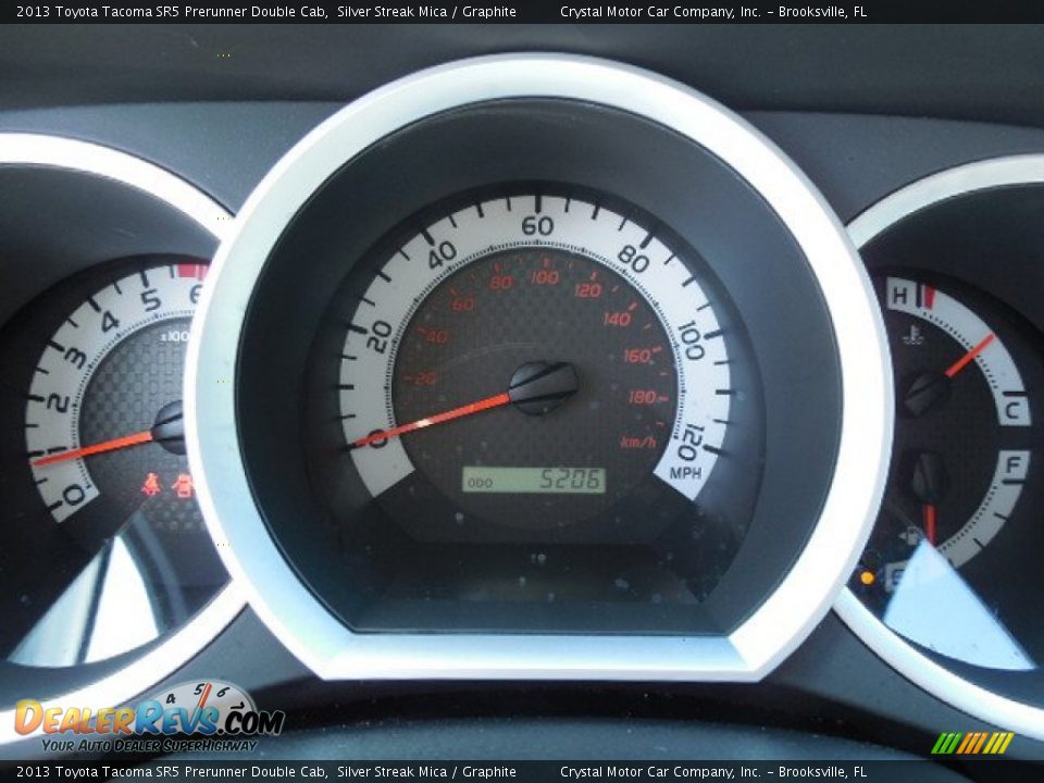 2013 Toyota Tacoma SR5 Prerunner Double Cab Silver Streak Mica / Graphite Photo #18