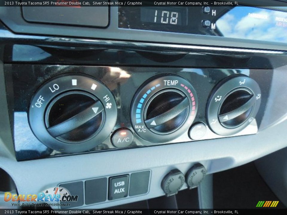 2013 Toyota Tacoma SR5 Prerunner Double Cab Silver Streak Mica / Graphite Photo #20