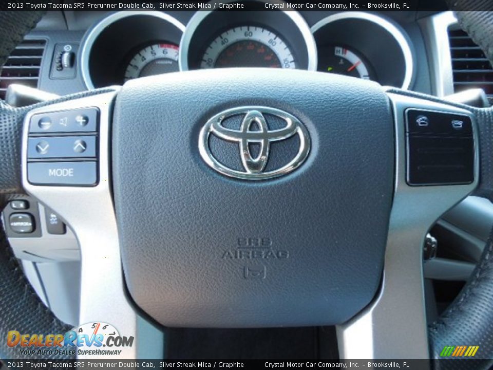 2013 Toyota Tacoma SR5 Prerunner Double Cab Silver Streak Mica / Graphite Photo #21
