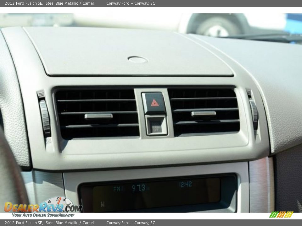 2012 Ford Fusion SE Steel Blue Metallic / Camel Photo #23