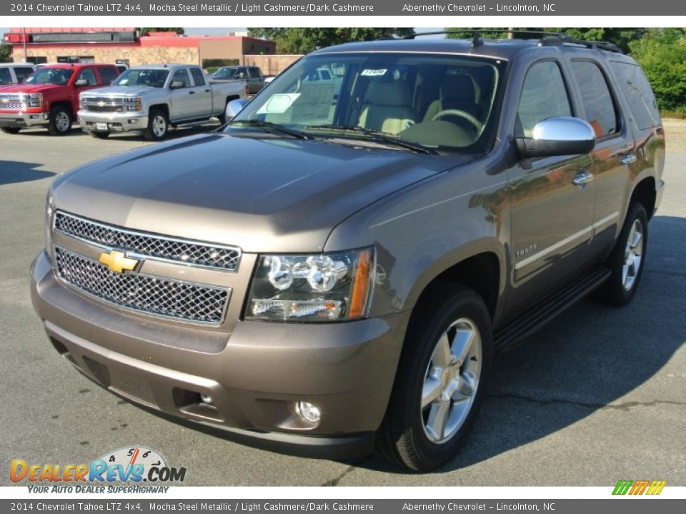 2014 Chevrolet Tahoe LTZ 4x4 Mocha Steel Metallic / Light Cashmere/Dark Cashmere Photo #2