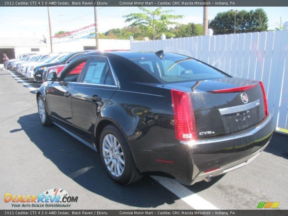 2011 Cadillac CTS 4 3.0 AWD Sedan Black Raven / Ebony Photo #4